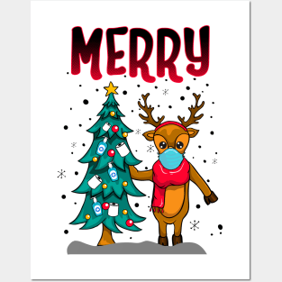 Matching Ugly Christmas Sweaters. Couples Christmas Sweater. Posters and Art